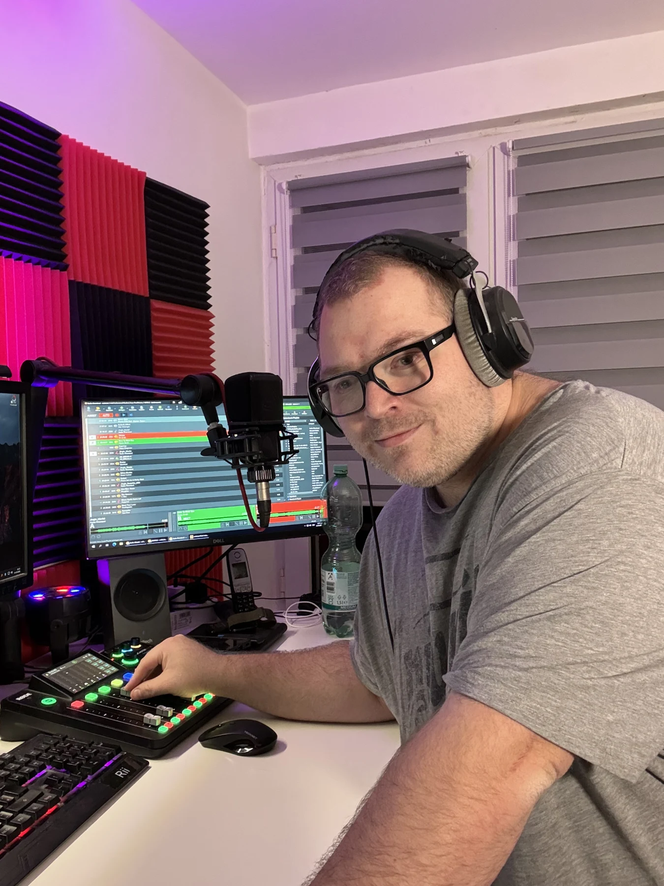 Jean-Paul Hesse im Radiostudio